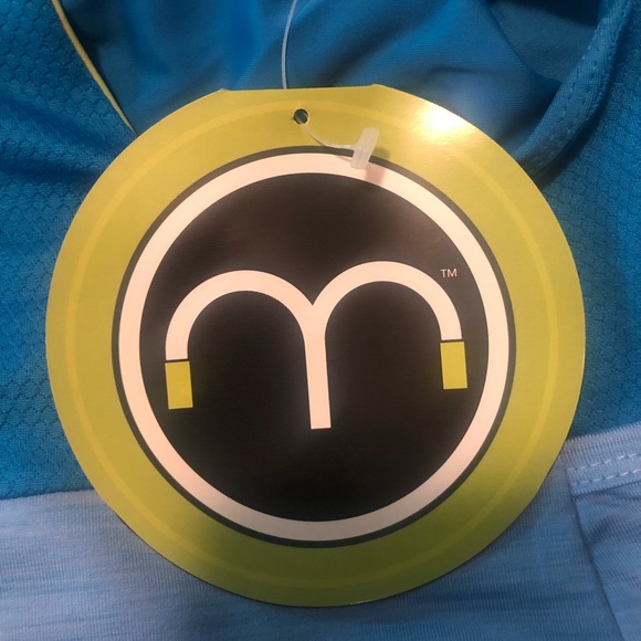 Moxie Cycling Azure Blue Layered Tank Top - Picture 4 of 4